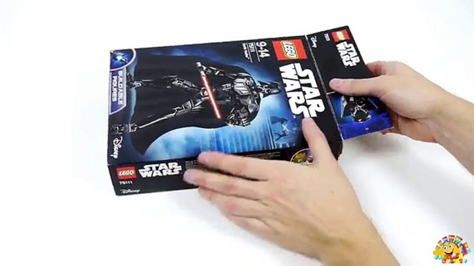 lego star wars toys 75111 darth vader vs 75109 obi wan kenobi stop motion cartoon video fo