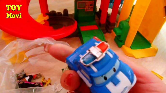 CARS Film Deutsch Robocar Poli Toys Cars 2 Kinder FILM Deutsch Fisher Price Little People Parkhaus