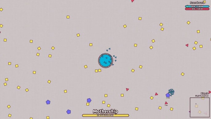 HOW TO BE MOTHERSHIP IN DIEP.IO? - MAX LVL NECROMANCER Vs Arena closer - Controlling the Mothership