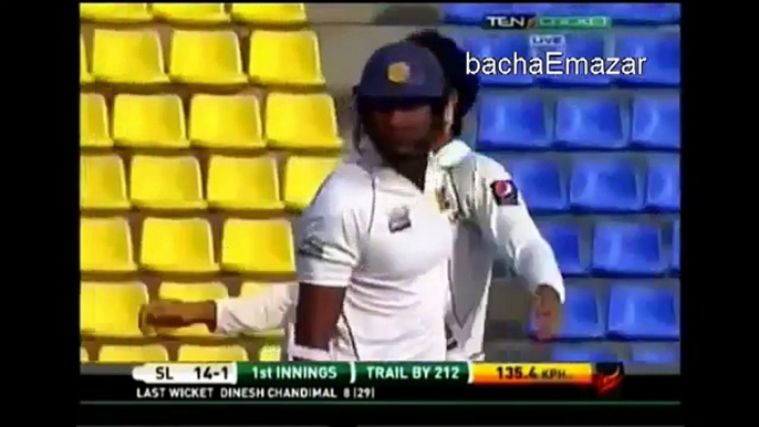 Junaid Khan best ball (Sangakkara)