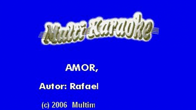 Jose Jose - Amor, Amor (Karaoke)