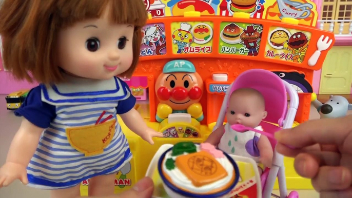 Baby Doli and food court toys surprise eggs baby doll play