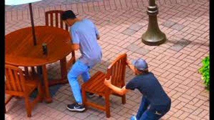 Chair Pulling Prank