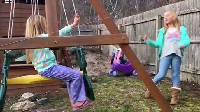 DO NOT TRY THIS AT HOME! CRAZY SWING SET GAME!