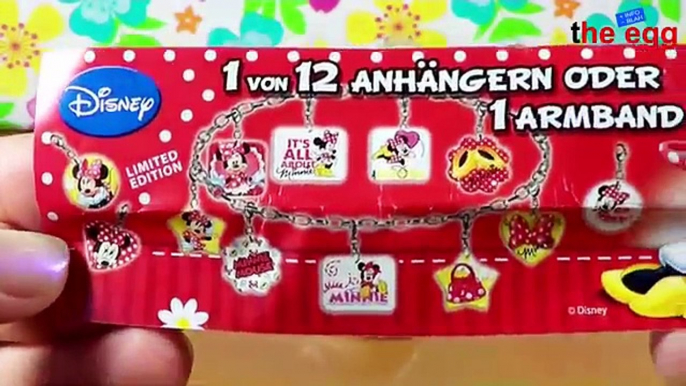 Et des œufs Roi déballage divers 4 kinder surprise disney princesse, minnie mouse, lion kinder