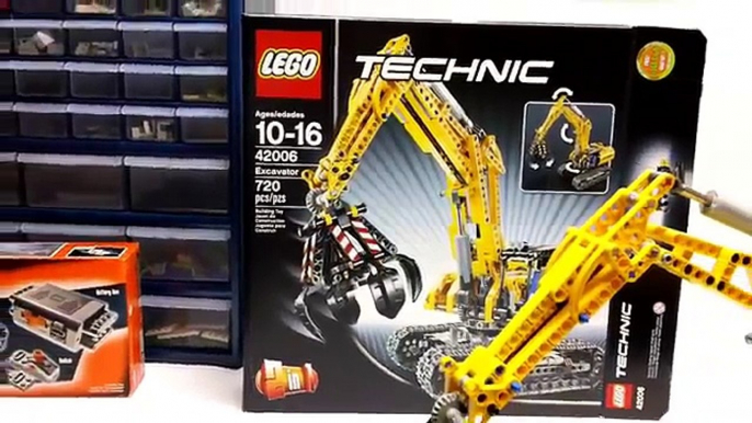 LEGO Technic 42006 Excavator Review and Comparison to LEGO Technic 8043