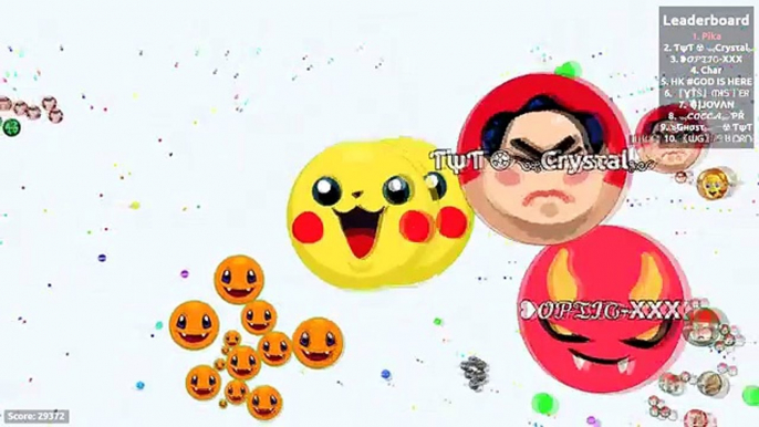 Agar.io POKÉMON MASTERS!! ULTRA RARE HACKED POPSPLIT // CATCHING IMMORTAL PIKACHU (Agario)