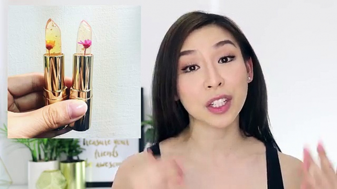 FLOWER JELLY LIPSTICK THAT CHANGES COLOR! || TINA TRIES IT