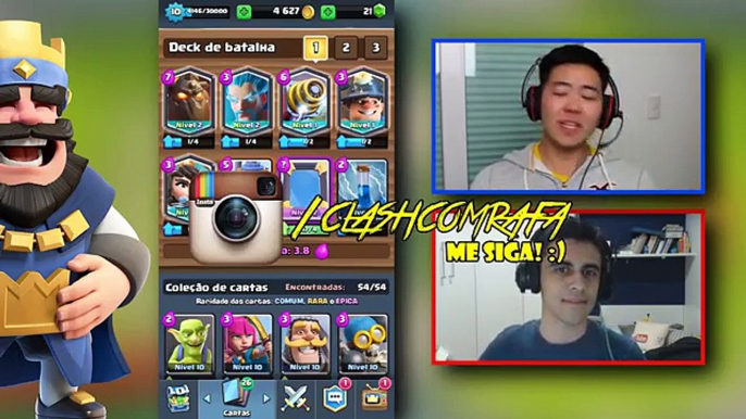 CARTAS LENDÁRIAS CONTRA CARTAS ÉPICAS NO CLASH ROYALE!