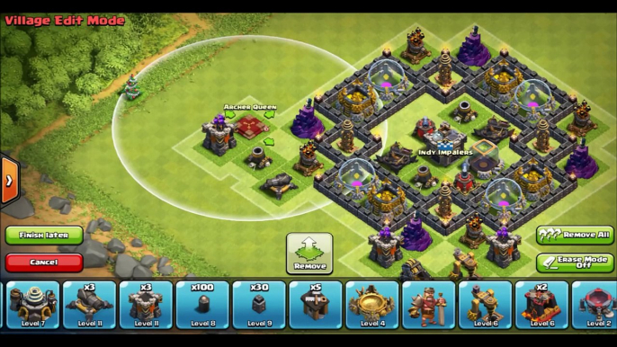 TH9 Base Defense ● Clash of Clans Town Hall 9 Base ● CoC TH9 Base Design Layout (Android Gameplay)