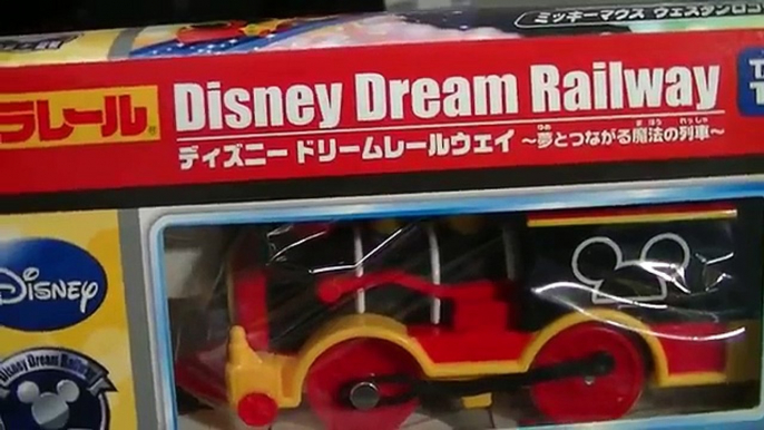 【trem de brinquedo】Disney Dream Railway Mickey Mouse Western Locomotive 00037 pt