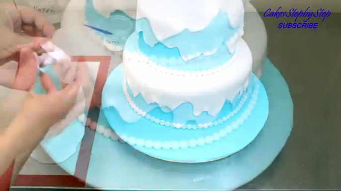 Un et un à un un à par par gâteau Comment faire faire neige à Il blanc Disney neige gâteau blanc cakesstepbystep