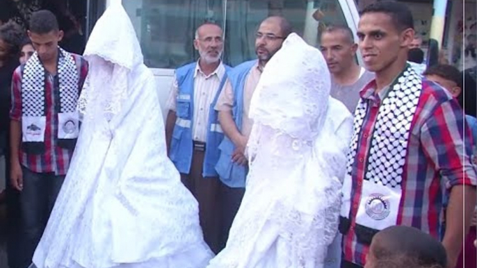 War Weddings: UN helps three Gaza brides marry