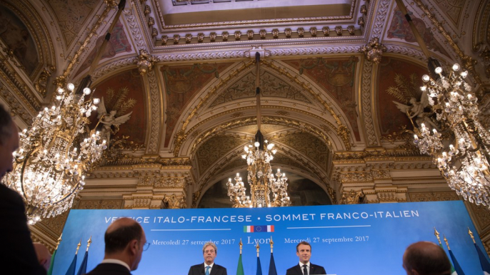 Déclaration conjointe du Président de la République, Emmanuel Macron, et de Paolo Gentiloni, Président du conseil des ministres de la république italienne