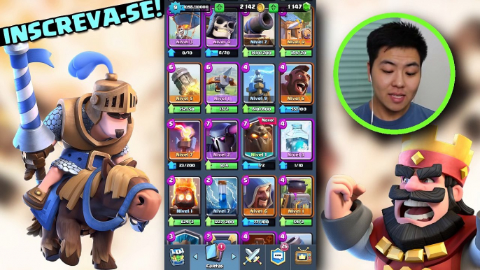 COMPREI UMA CARTA LENDÁRIA! - Clash Royale