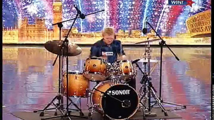 Britains Got Talent new Auditions: Kieran Gaffney (Boy Drummer) 2nd Audition