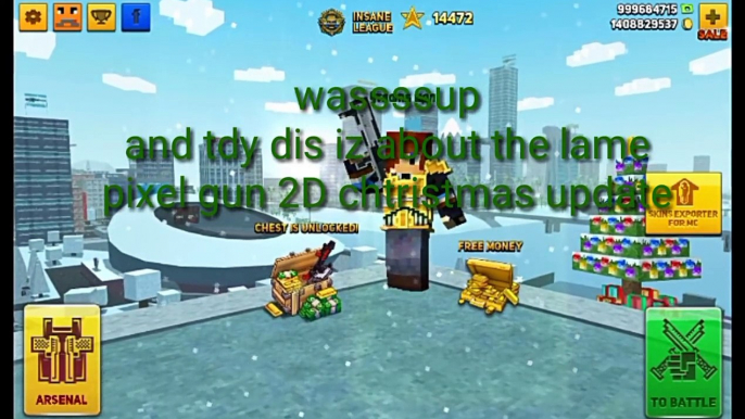 UPDATE:!! Christmas update block city wars ..ended up just like pixel gun 3D now