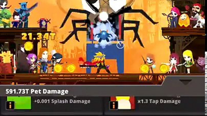 Tap Titans 2 Prestige + Relics + Artifs Gameplay