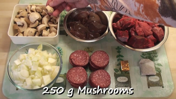 Steak and Kidney Pie (with Mushrooms) Recipe