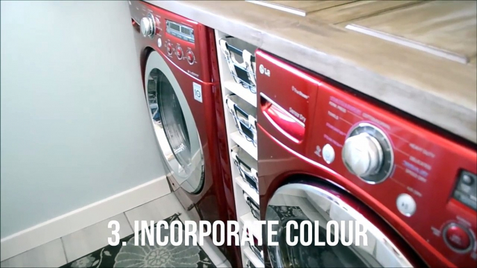 DIY Small Laundry Room Decor & Organization Ideas