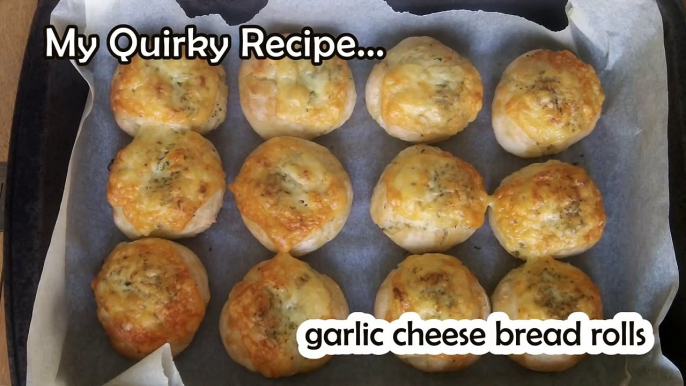 Very Easy Butter Bread Rolls & Garlic Cheese Bread Rolls Recipe