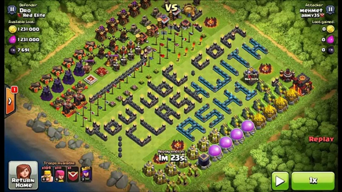 Clash Of Clans | TH9 - Two Anti 3 Star War Base Designs (2nd Sweeper)