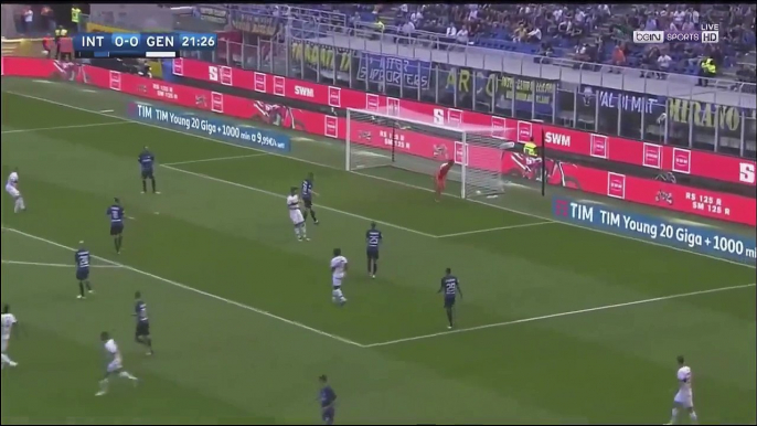 Inter 1-0 Genoa  24/09/2017 All Goals AND Highlights HD Full Screen .