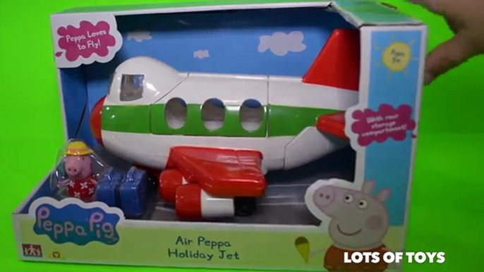 PEPPA PIG Holiday Jet Vacation Toy Episodes Peppa Pig Airplane Travel and Luggage Playset