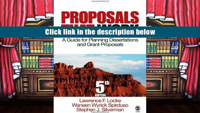 FAVORITE BOOK  Proposals That Work: A Guide for Planning Dissertations and Grant Proposals FULL