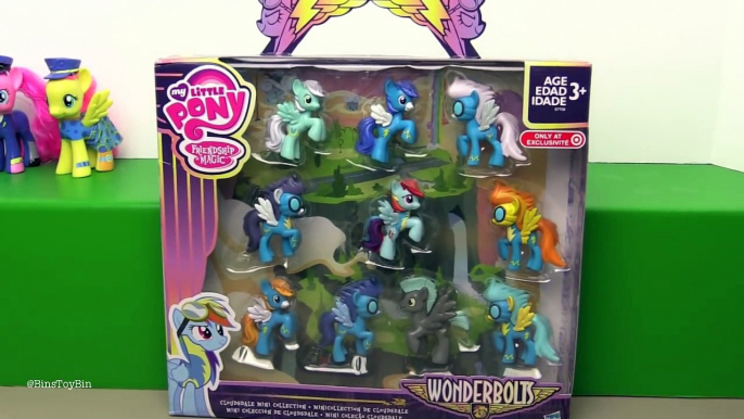 WONDERBOLTS My Little Pony Mini Collection + Pinkie Pie & Fluttershy | Bins Toy Bin