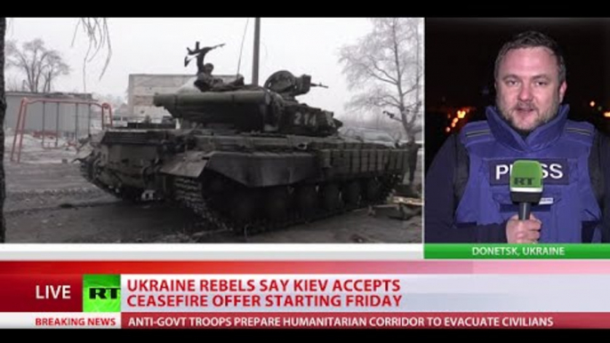 Kiev agrees to ceasefire with rebels in E. Ukraine