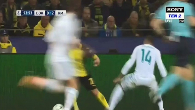 Pierre-Emerick Aubameyang GOAL HD - Borussia Dortmund 1-2 Real Madrid 26.09.2017