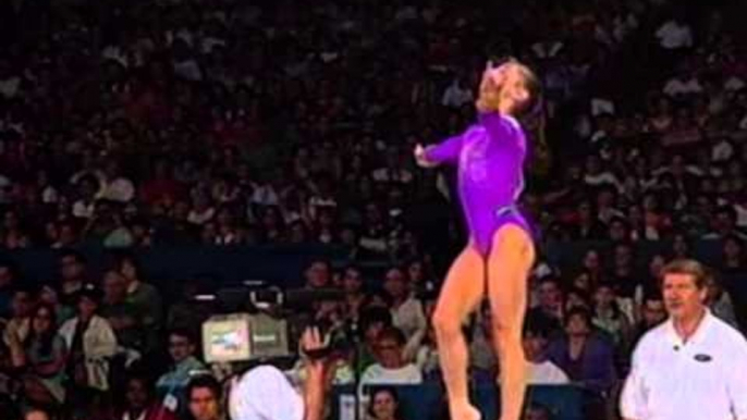 Dominique Moceanu - Floor Exercise - 1995 U.S. Gymnastics Championships - Women - Event Finals