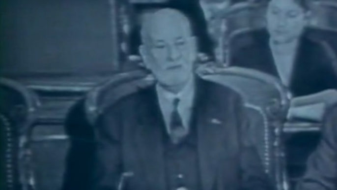 René Cassin, rédacteur de la Déclaration universelle des droits de l'homme de 1948, entre au Panthéon