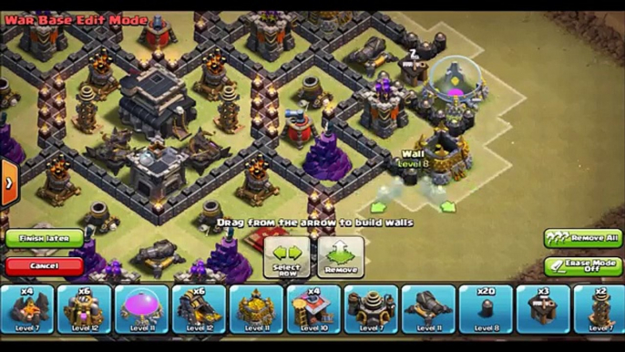 TH9 Base Defense ● Clash of Clans Town Hall 9 Base ● CoC TH9 Base Design Layout (Android Gameplay)