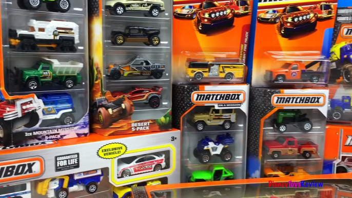 COLLECTION OF MATCHBOX ON MISSION 18 DIFFERENT MBX PACKS AND PLAYSETS - MIGHTY MACHINES FIRE TRUCKS