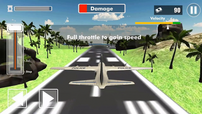 Police Plane Flight Simulator - Android GamePlay FHD