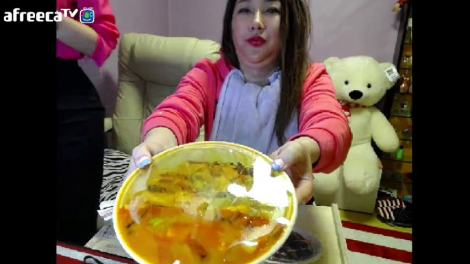 왕소라★ 탕수육 부먹 찍먹 (소라,타조,여제) Mukbang 짬뽕! 만두, 먹방!