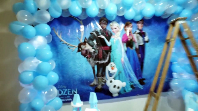 FESTA DE ANIVERSARIO INFANTIL - TEMA FROZEN + DICAS DE DECORAÇÃO