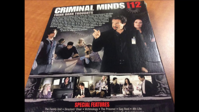 Critique Criminals Minds season 12 en format DVD