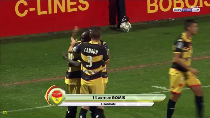 1-0 Yannick Gomis Goal France  Ligue 2 - 29.09.2017 US Orléans 1-0 Valenciennes FC