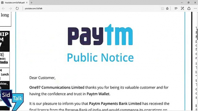 The END: PayTM Wallet | PayTm Payments Bank Limited (PPBL) Launching on 23rd May 2017