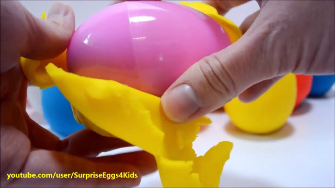 20 Surprise Eggs Play-Doh Opening video with lot of TOYS Überraschungsei