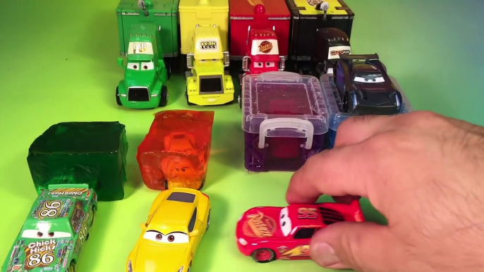 Lightning mcqueen jackson storm cruz ramirez and chick hicks disney pixar cars 3 racers le