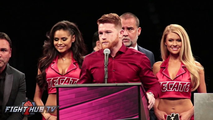 CANELO ALVAREZ'S FULL POST FIGHT PRESS CONFERENCE VIDEO- CANELO VS GOLOVKIN-Qib-M259MTc