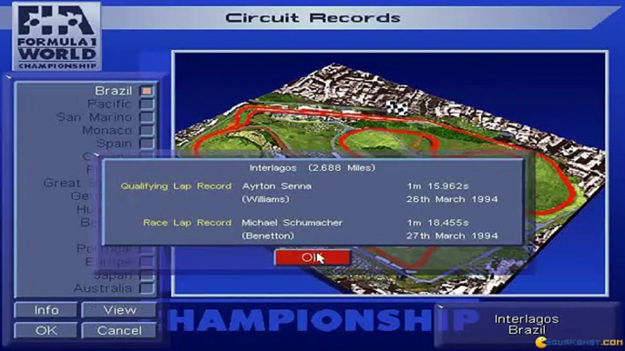 Formula 1 Grand Prix 2 gameplay (PC Game, 1995)