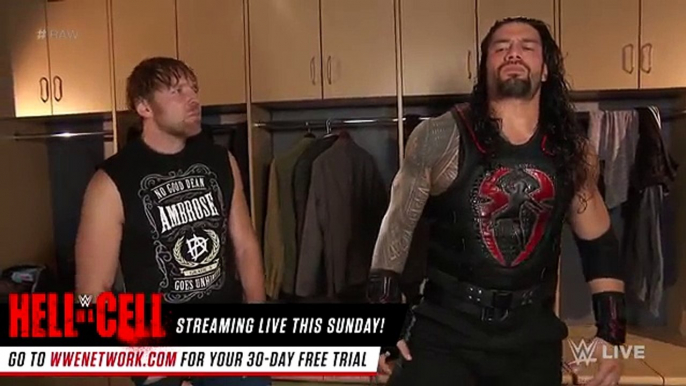 Former members of The Shield convene backstage- Raw, Oct. 2, 2017