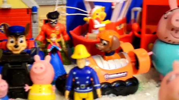 Christmas Episodes Fireman sam Peppa Pig Paw Patrol Snow Feuerwehrmann Sam