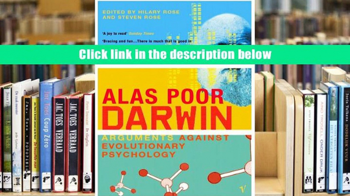 [Download]  Alas, Poor Darwin : Arguments Against Evolutionary Psychology  Full Book