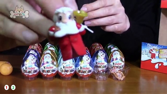 [장난감리뷰] 킨더조이 크리스마스에그 한박스 72개열기 3탄!! Lets open Christmas surprise eggs! サプライズエッグ クリスマスエッグ開けましょう